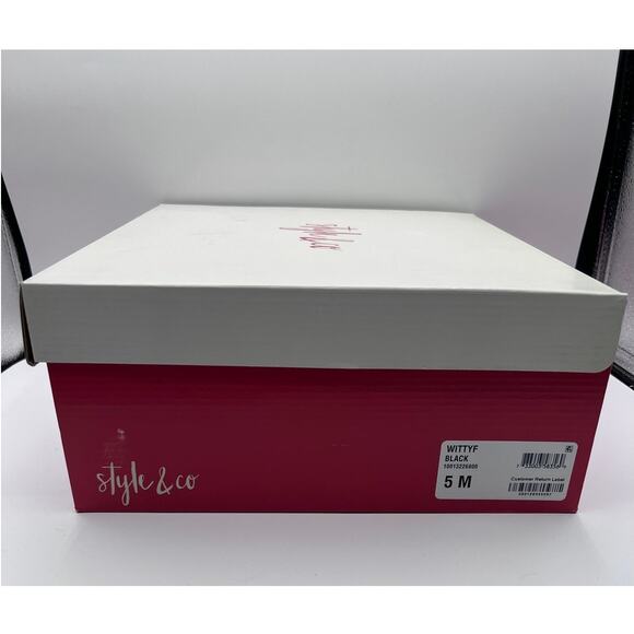 STYLE & CO. 'WITTY' COLD-WEATHER FAUX FUR WINTER BOOTS BLACK WOMENS 5M NEW! - Picture 10 of 11